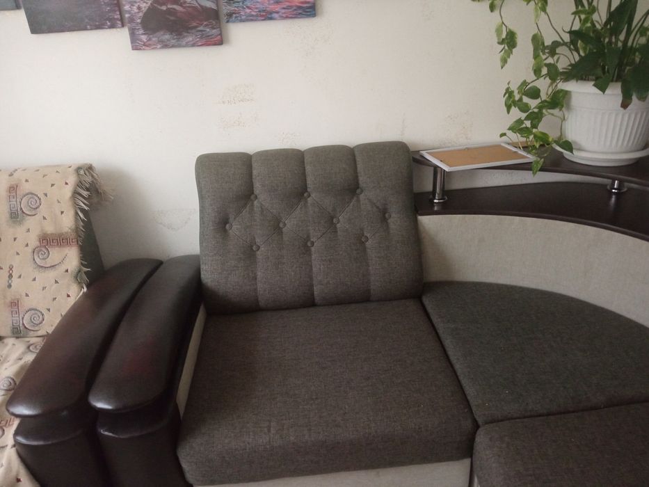 Диван угловой. Раскладной, еврокнижка