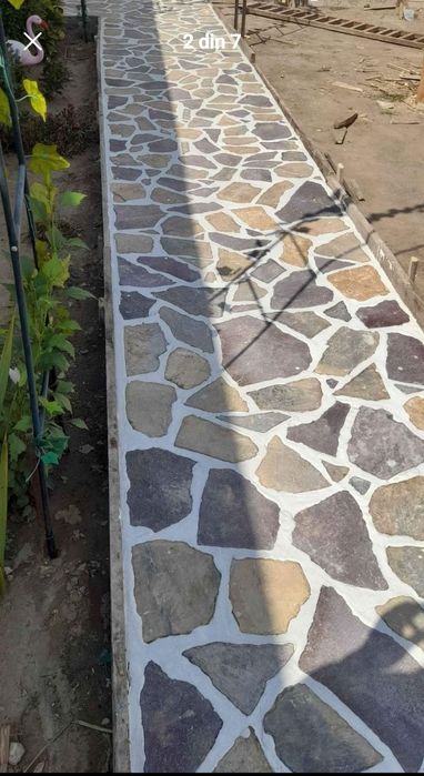 Piatra decorativa, piatra naturala de munte, pavaj piatra naturala