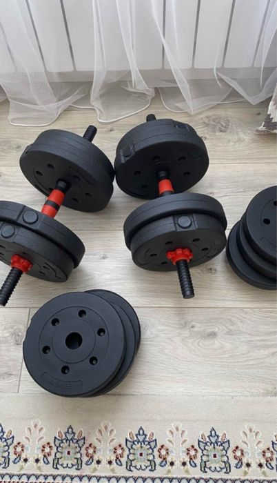 штанга и гантели набор