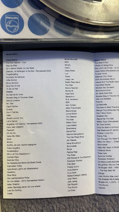 Set 3 Benzi magnetofon 18 - Olanda