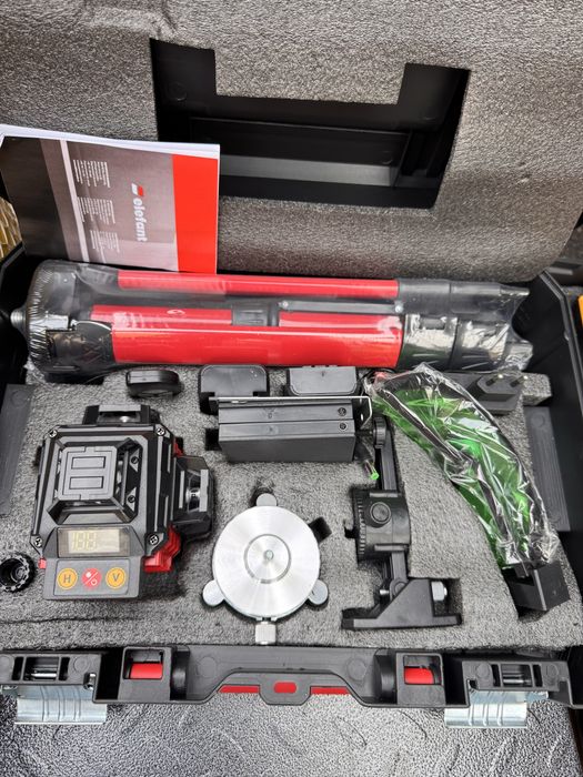 Nivela Laser 4D cu 16 Linii, AFISAJ,Autonivelare, Telecomanda, Trepied