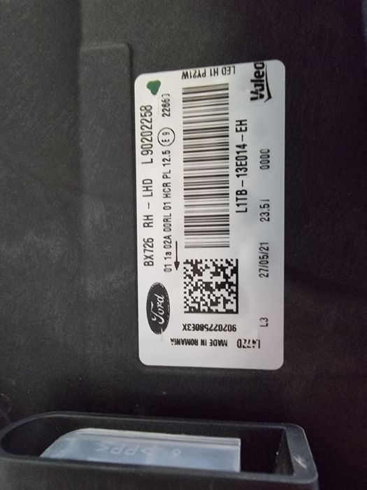 Far dreapta halogen led Ford Puma cod L1TB-13E014-EH