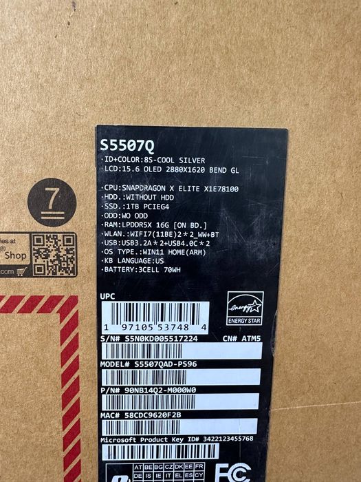 Asus VivoBook S15  OLED