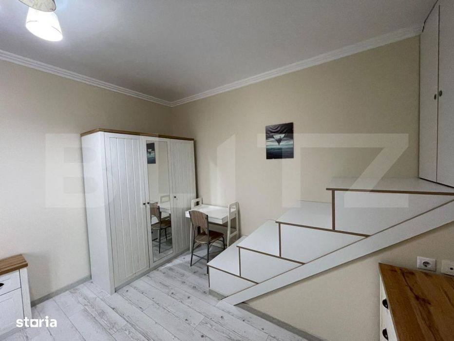 Apartament 3 camere, 65 mp, scara interioara si curte - Ciuperca 1 Mai