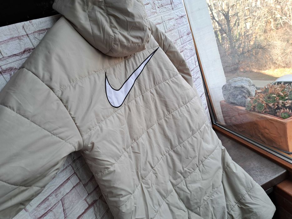 мъжко яке,зимно дълго яке,шуба,Nike,найк