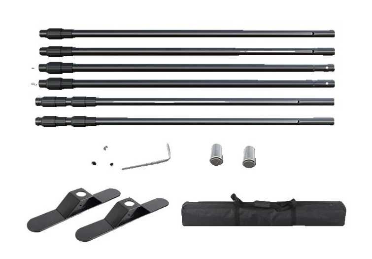 Suport Fundal Cabina foto 240 x 300cm (2.4 x 3m) - inaltime reglabila