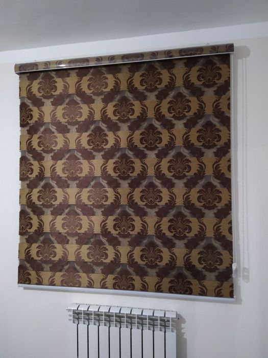 Жалюзи , день ночь комбо. Готовый карниз