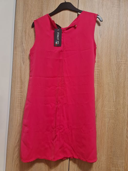 Rochie vara roz, NOUA, fabricata in Italia, cu eticheta