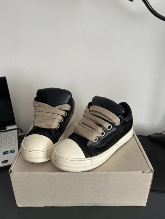 rick owens jumbo lace low