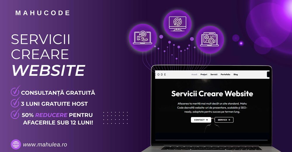 Website, Creare Site Web, Web Design, Site Prezentare, SEO, Wordpress
