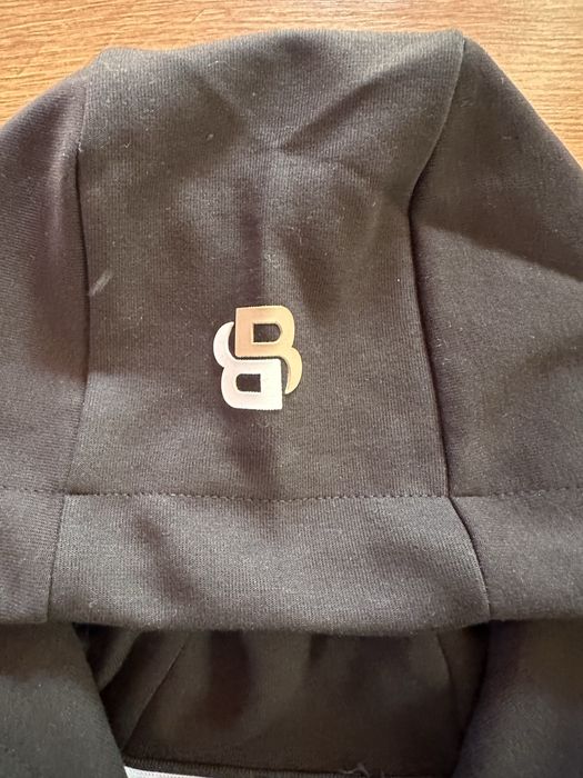 Мъжки,памучен,черен екип Hugo BOSS с гумирано лого