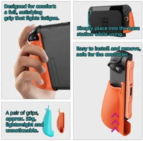 Нови Грипове за Switch 2 Joy-Con противоплъзгащи ляв и десен за геймъри игри
