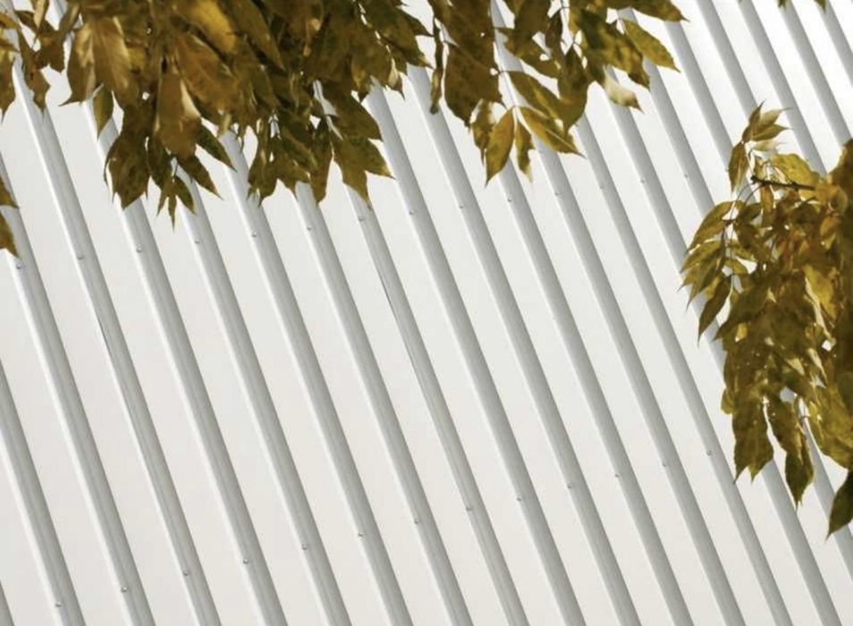 Tabla Cutata H35 Alb Gri RAL 9002 pentru gard , acoperis si hala