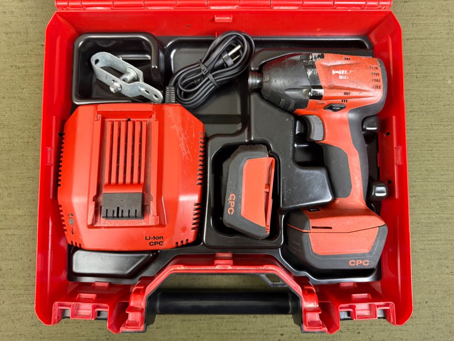 Hilti SID 14-A импакт ударен винтоверт с 2 батерии и зарядно