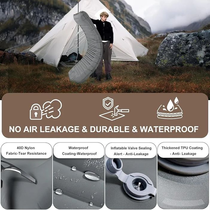 200х76х14см Ултралек самонадуваем къмпинг матрак, Origem