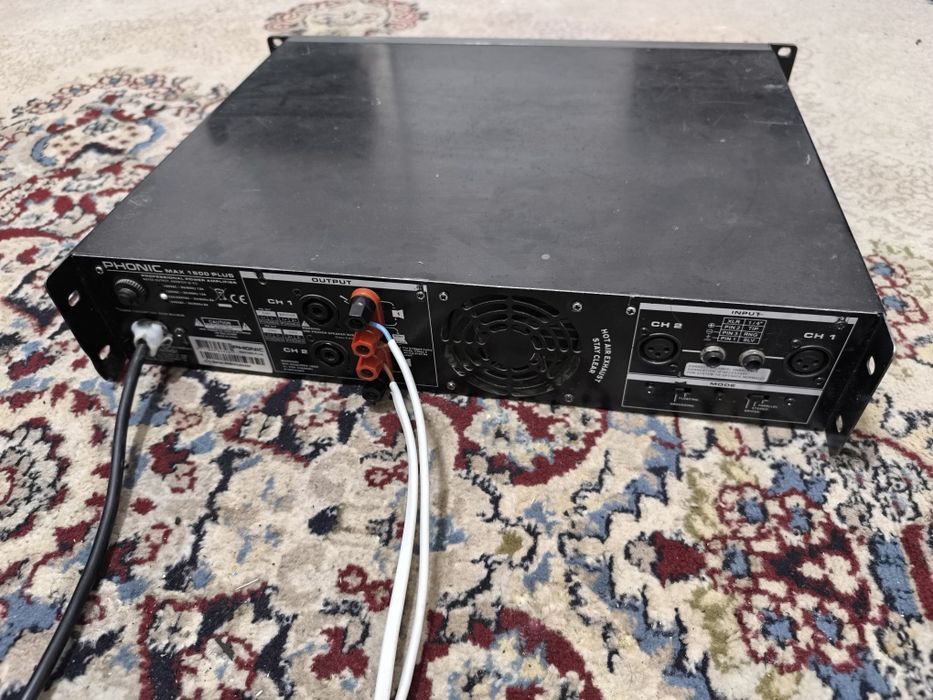 Продам мощный усилитель PHONIC MAX 1500 Эстрадный