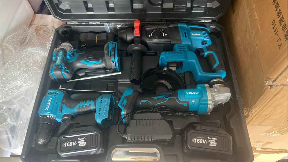 Шуруповерт дрель болгарка набор