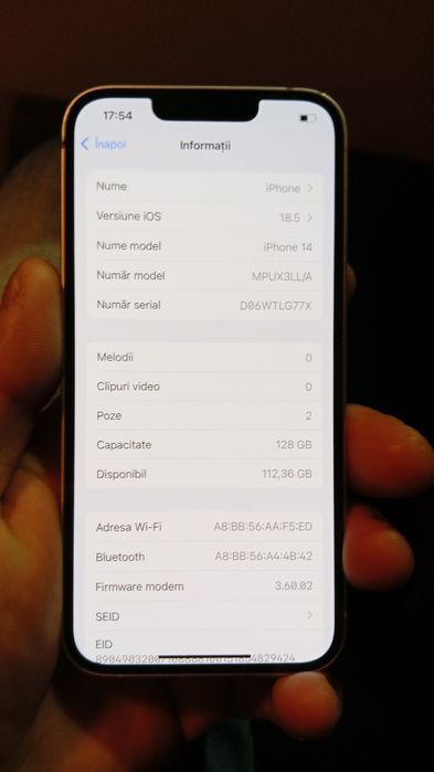 Salut când iPhone 14 capacitate bateriei 99