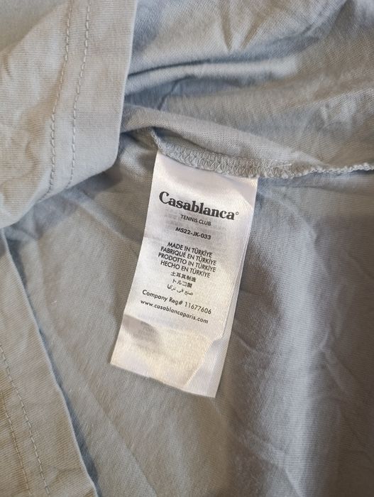Оригинална тениска Casablanca Avenida Printed T-Shirt – Размер S (Като