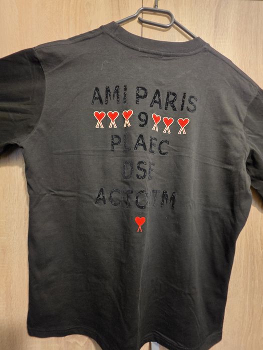 Tricou negru  dama Ami