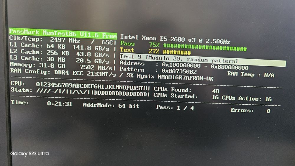 2×8GB DDR4 2666V Server