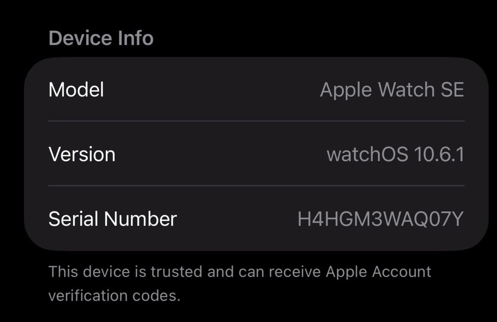 Apple whatch series 6 / Apple whatch SE