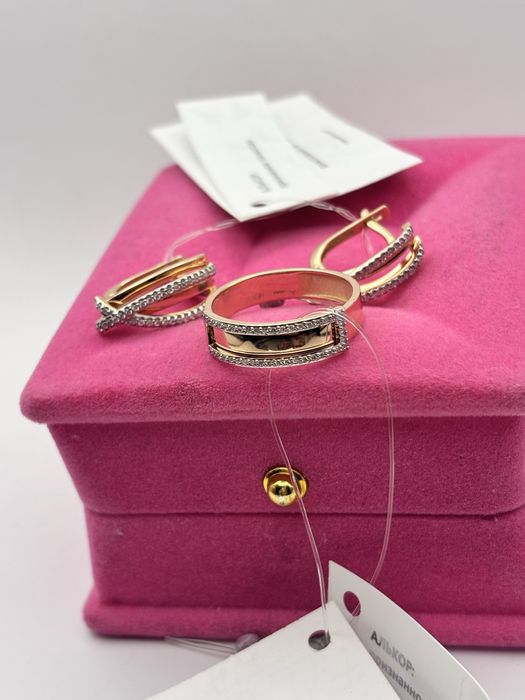 Бриллиант набор 585 проба новые