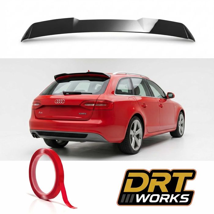 Eleron Haion DRT WORKS pentru Audi A4 B8 Avant Allroad S4 2008–2016 – ABS Negru Lucios