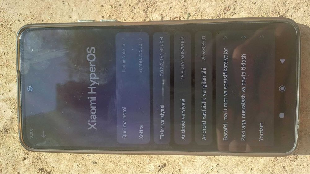 Redmi note 13 original smartphone.