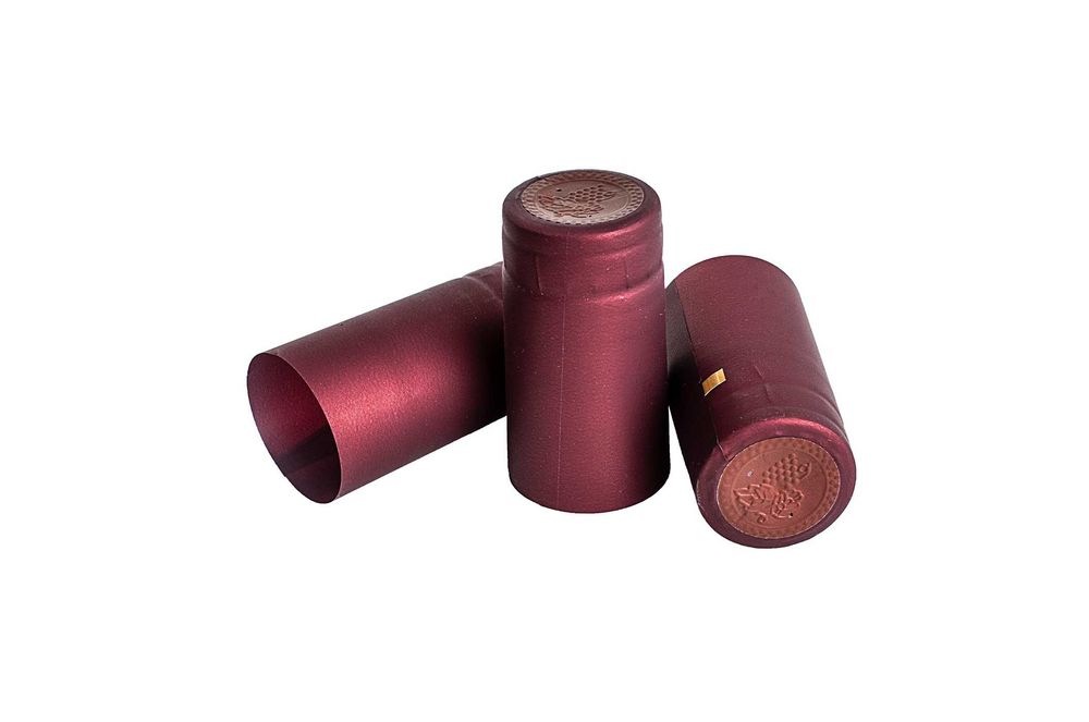 Термосвиваеми капсули Бордо за стъклени бутилки