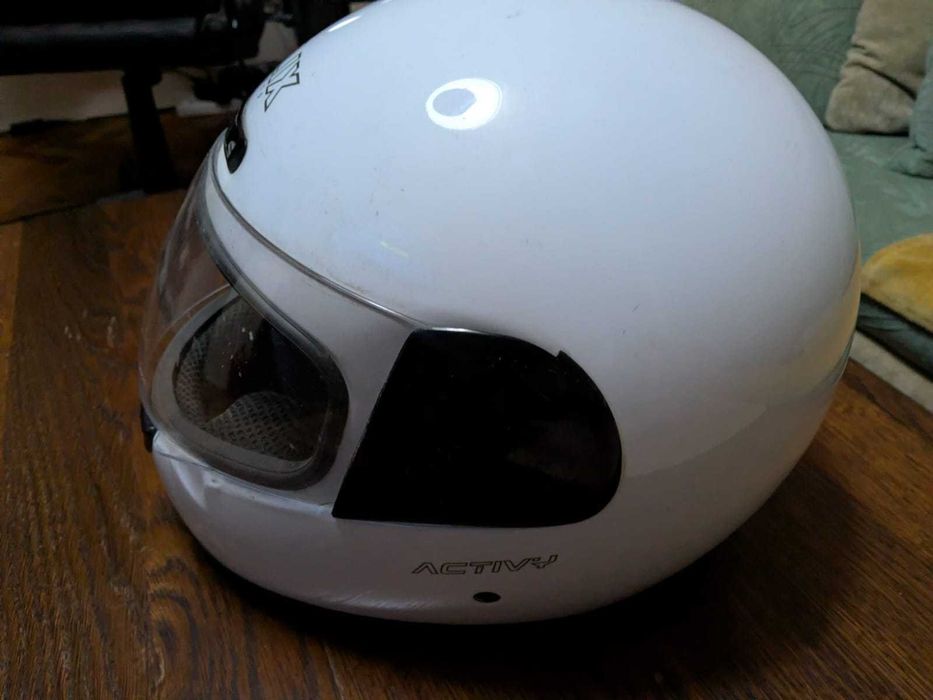 Мото каска HELIX Activy – Бяла (Full Face)