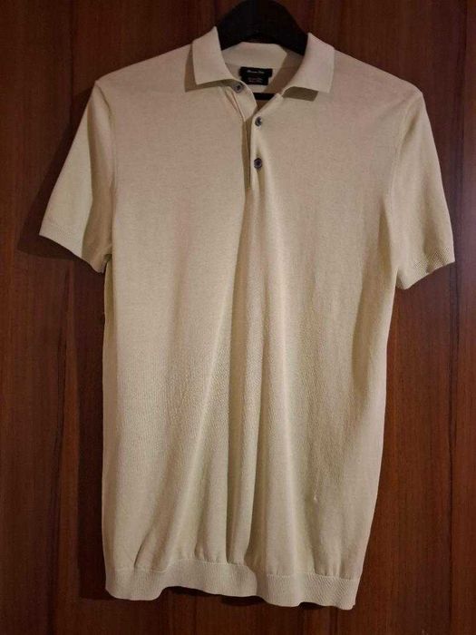 Tricou Massimmo Dutti verde pal M