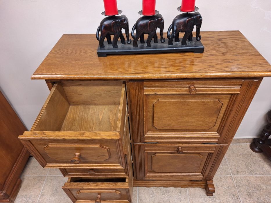 Шкаф за обувки дъб