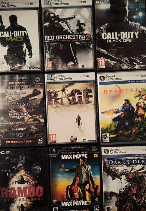 Продам игры для пк/компьютеров