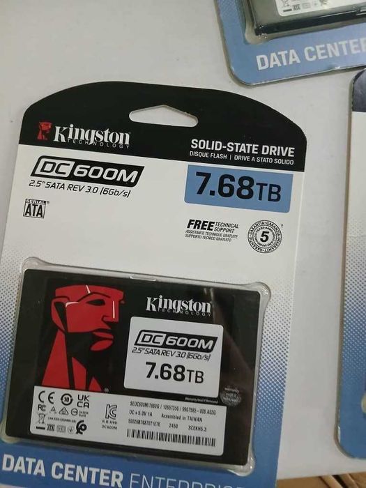 SSD-накопители Kingston 7.68 TB , 3.84 TB