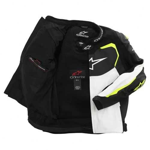 Кожено яке ALPINESTARS GP PRO black/yellow