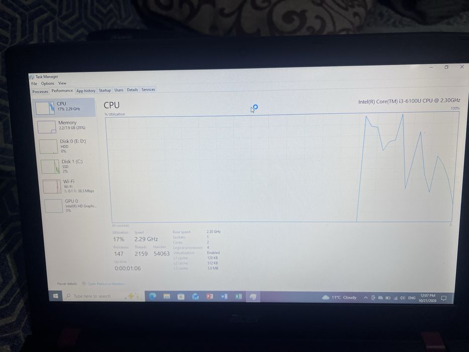 Ноутбук Acer aspire e5