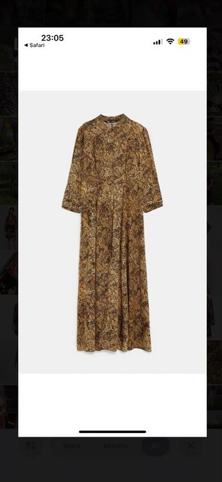 Rochie camasa zara mărime XS vascoza