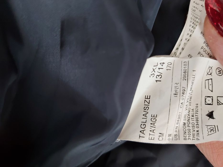 Зимно яке за момче, Sisley