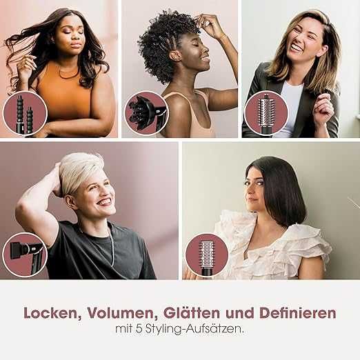 Маша Shark FlexStyle 5-в-1 Air Styler и сешоар HD446EU Мултистайлър