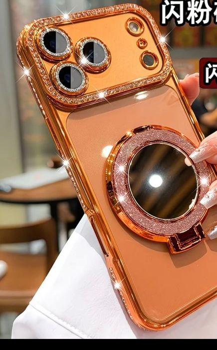 Чехол для IPhone 14 pro оранжевый цвет