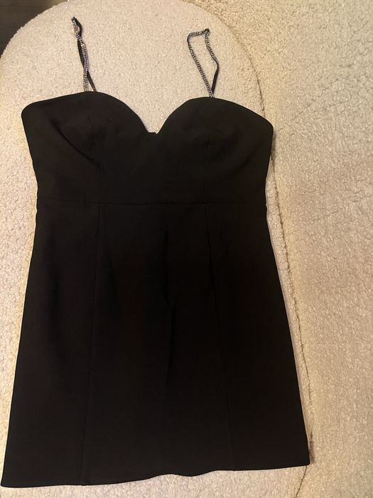 Рокля с презрамки с камъчета H&M