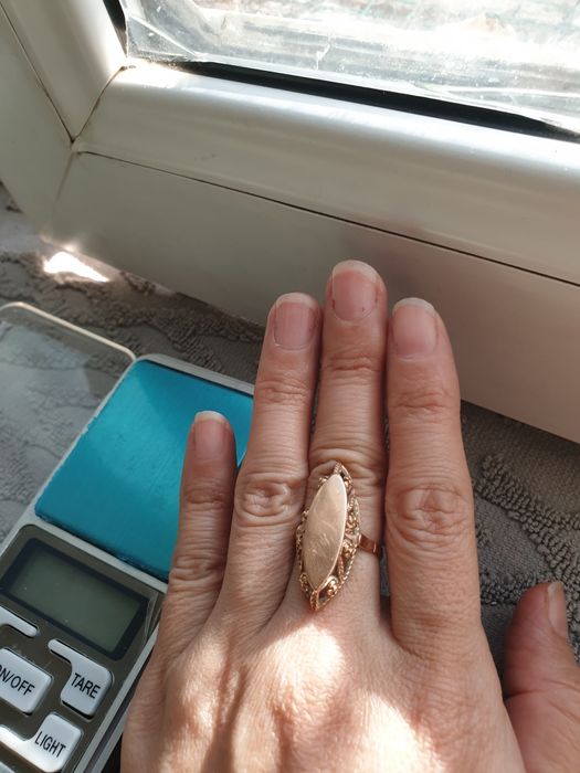 Кольцо золото лодка СССР