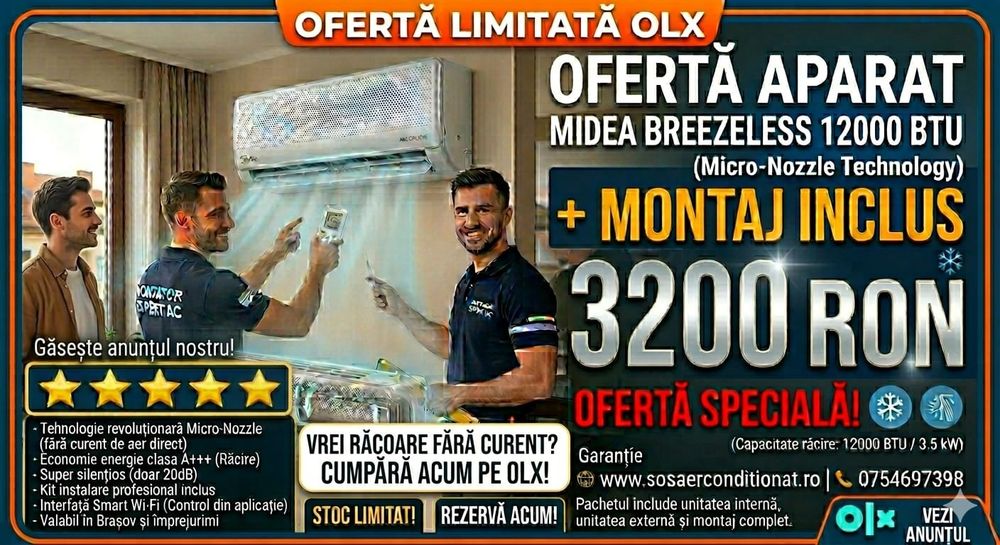 Montaj Aer Conditionat Sanpetru  Autorizat AGFR
