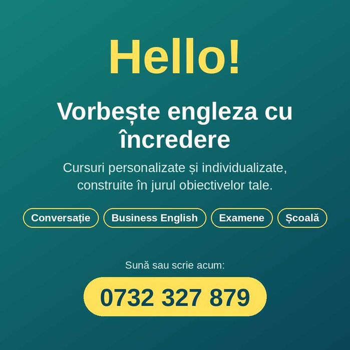 Cursuri de limba engleza personalizate si individualizate