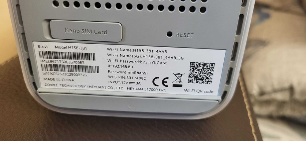 HUAWEI 5G Router H158-381 liber de retea