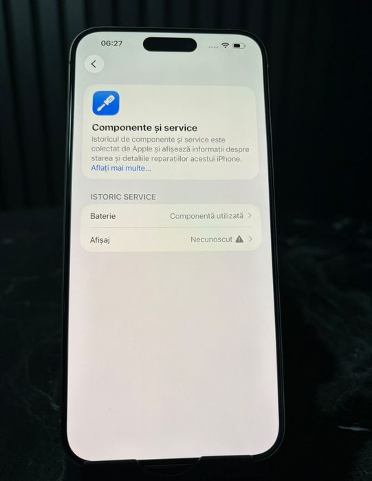 Noble Amanet - iPhone 15 Pro Max - 256 GB - baterie 100%