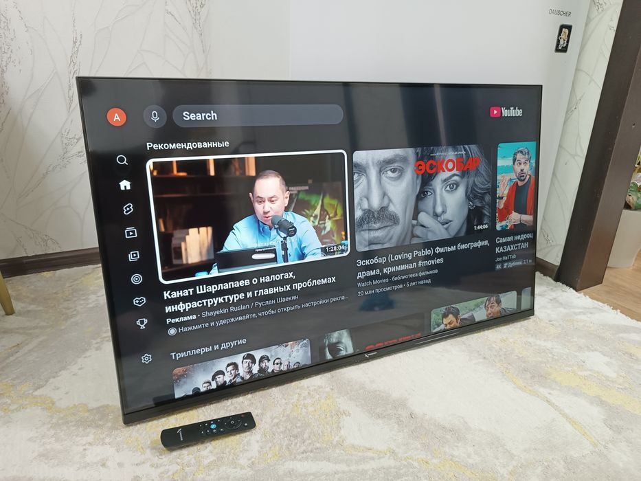 ТЕЛЕВИЗОР Смарт 4k триколор, только продажа.