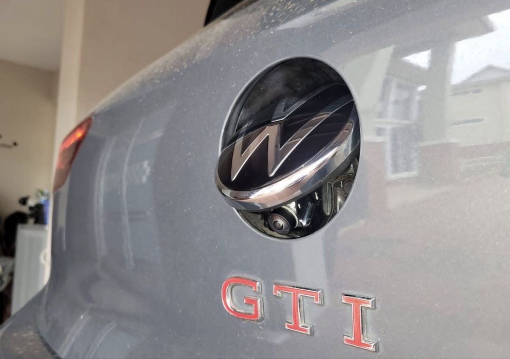 Cameră marșarier VW Golf 8 VIII 5H Camera Spate Originală Emblemă Flip