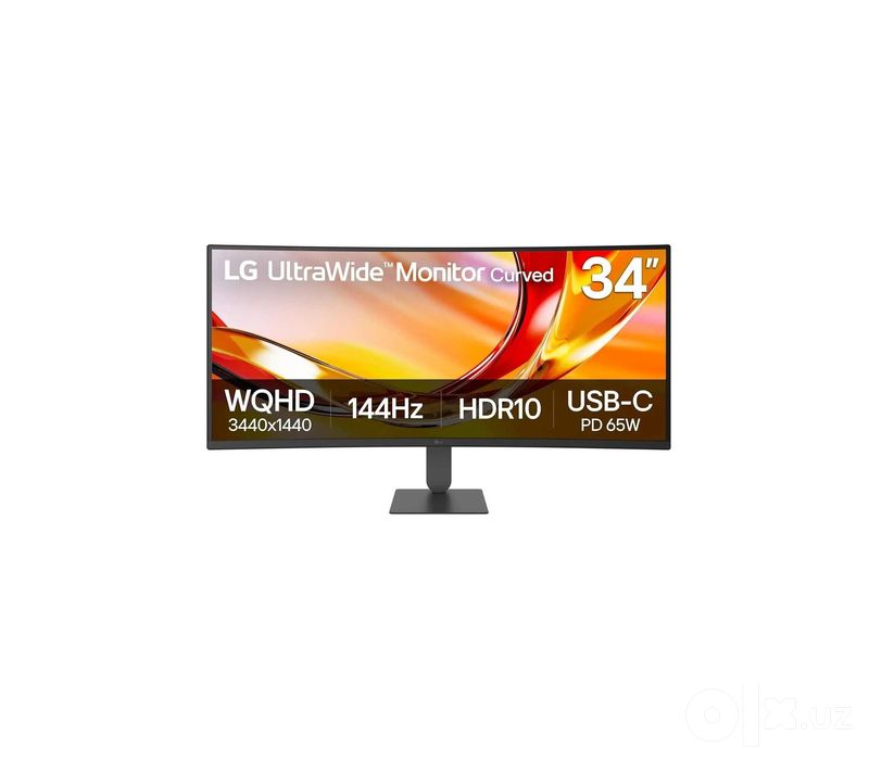 - Монитор LG 34U640B-B 34" VA WQHD 144Hz